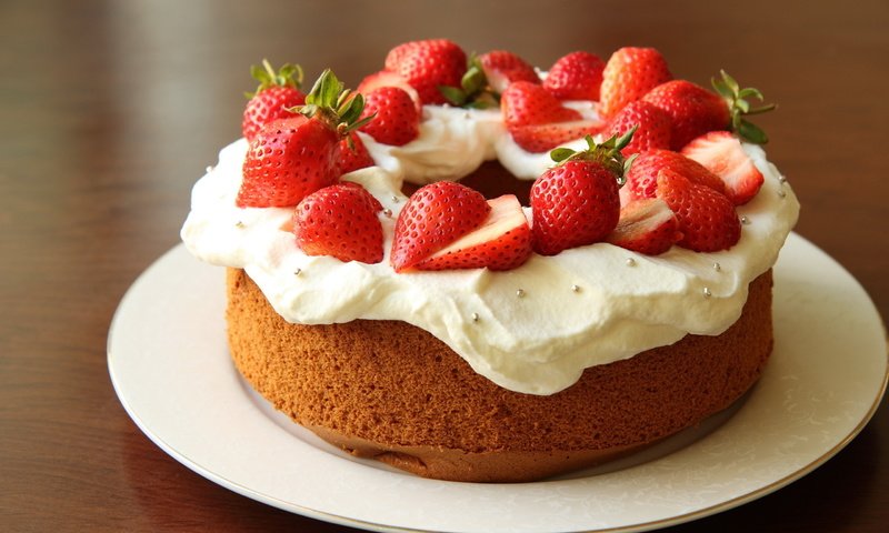 Обои еда, клубника, сладкое, торт, десерт, food, strawberry, sweet, cake, dessert разрешение 2560x1600 Загрузить