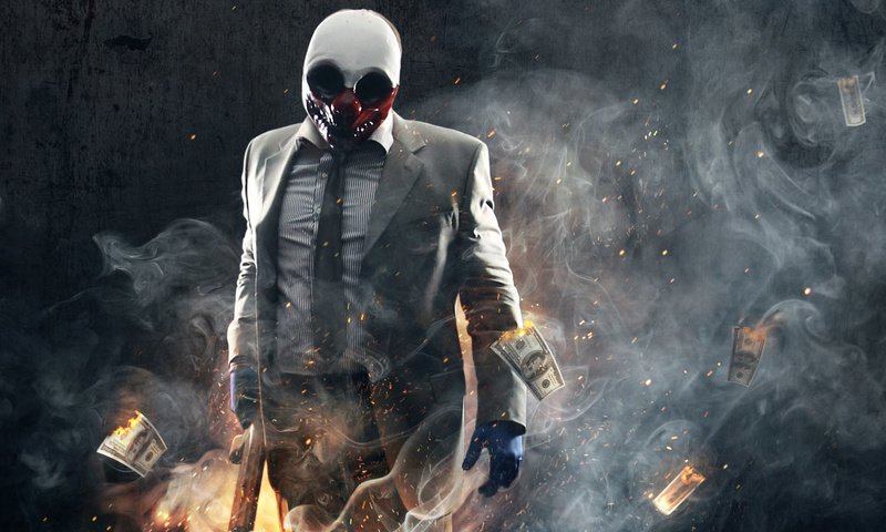 Обои волк, payday 2, heist, пэйдэй, wolf, payday разрешение 1920x1080 Загрузить