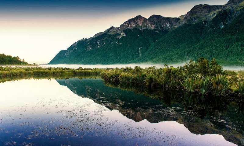 Обои вода, озеро, горы, природа, зелень, пейзаж, весна, water, lake, mountains, nature, greens, landscape, spring разрешение 1920x1200 Загрузить