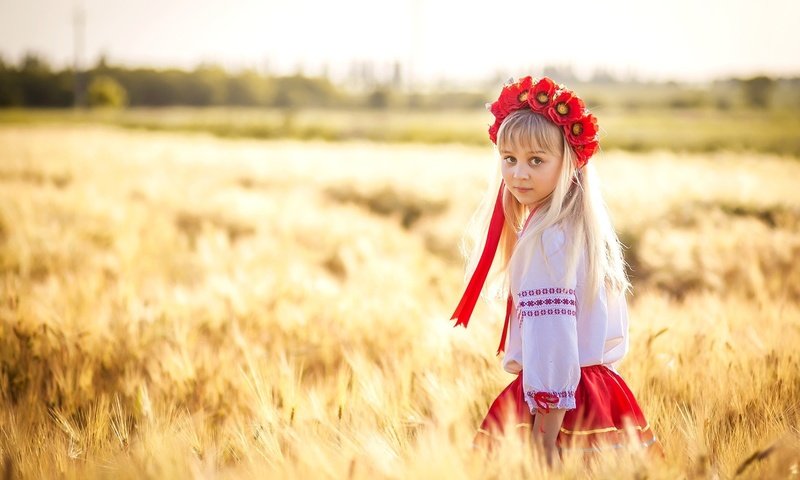 Обои поле, девочка, пшеница, венок, field, girl, wheat, wreath разрешение 2100x1380 Загрузить