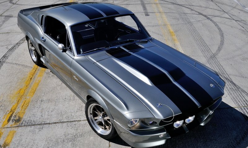 Обои машина, мустанг, eleanor, gt500, передок, мускул кар, фон.jpg, machine, mustang, the front, muscle car, ford разрешение 1920x1200 Загрузить