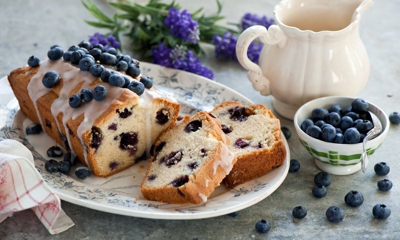 Обои черника, выпечка, глазурь, кекс, blueberries, cakes, glaze, cupcake разрешение 4256x2832 Загрузить