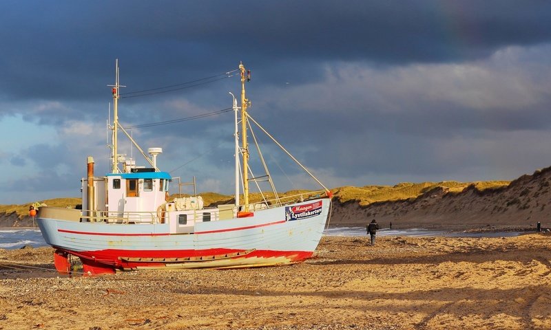 Обои лодка, судно, рыболовецкое, boat, the ship, fishing разрешение 2560x1289 Загрузить