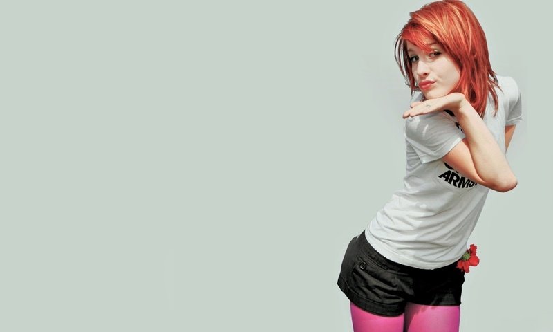 Обои рыжая, певица, шорты, хейли уильямс, red, singer, shorts, hayley williams разрешение 1920x1200 Загрузить