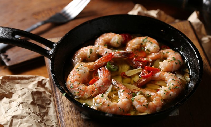 Обои соус, морепродукты, блюдо, креветки, креветка, sauce, seafood, dish, shrimp разрешение 2048x1365 Загрузить