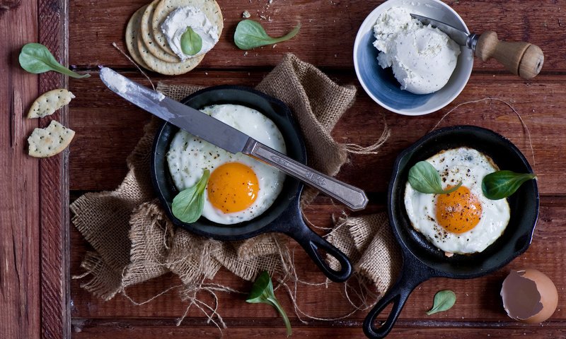 Обои завтрак, яйца, натюрморт, яичница, anna verdina, яицо, breakfast, eggs, still life, scrambled eggs, egg разрешение 2000x1337 Загрузить