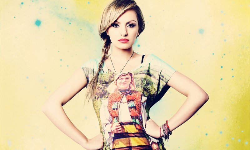 Обои девушка, певица, румынская, александра стан, girl, singer, romanian, alexandra stan разрешение 1920x1200 Загрузить