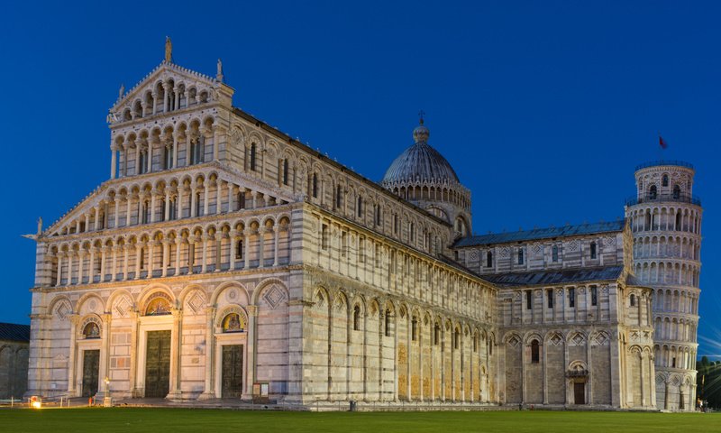 Обои собор, башня, италия, пиза, cathedral, tower, italy, pisa разрешение 2048x1331 Загрузить