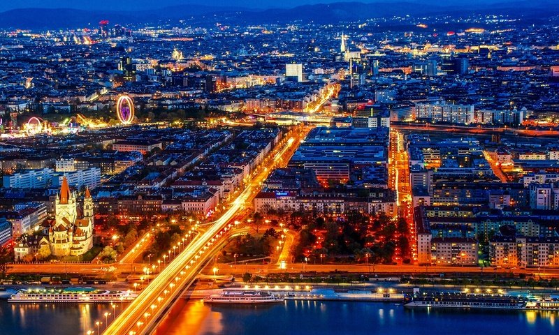 Обои австрия, фотограф, вена, vienna at night, pablo fernández, austria, photographer, vienna разрешение 1920x1280 Загрузить