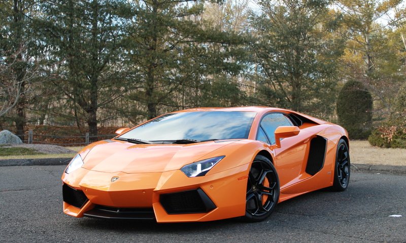 Обои апельсин, ламборгини, авентадор, lp700-4, orange, lamborghini, aventador разрешение 2560x1600 Загрузить