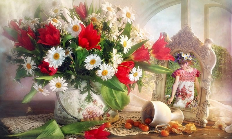 Обои цветы, букет, фотография, натюрморт, flowers, bouquet, photo, still life разрешение 1920x1200 Загрузить