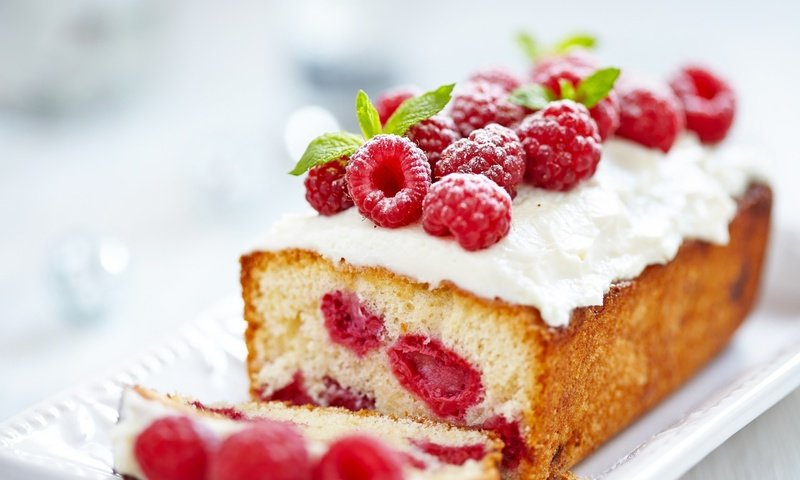 Обои крем для торта, малина, ягоды, сладкое, выпечка, десерт, кекс, cream cake, raspberry, berries, sweet, cakes, dessert, cupcake разрешение 1920x1280 Загрузить