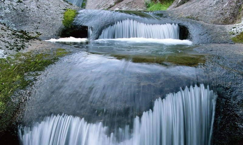 Обои вода, река, природа, водопад, water, river, nature, waterfall разрешение 2560x1600 Загрузить