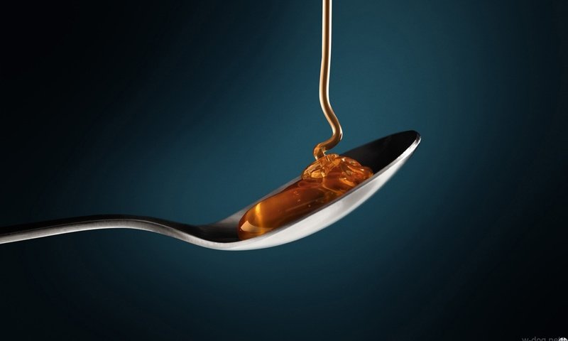 Обои черный фон, мед, ложка, black background, honey, spoon разрешение 1920x1200 Загрузить