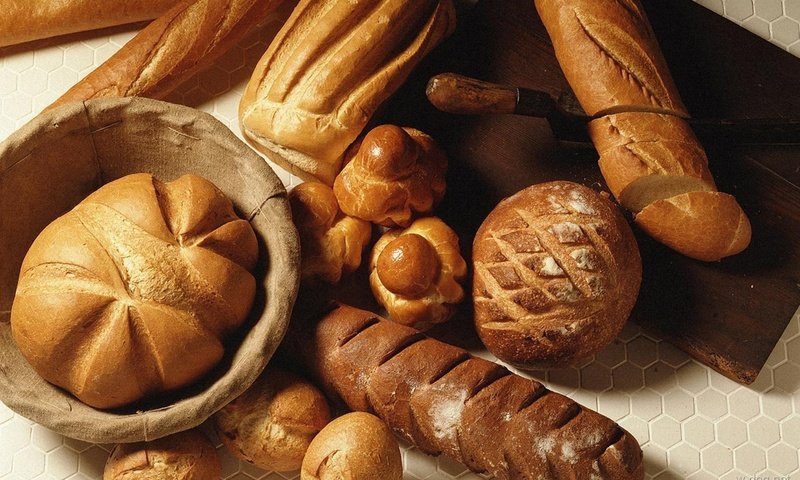 Обои булки, хлеб, багет, выпечка, булочки, хлебобулочные изделия, батон, bread, baguette, cakes, buns, bakery products, baton разрешение 1920x1200 Загрузить
