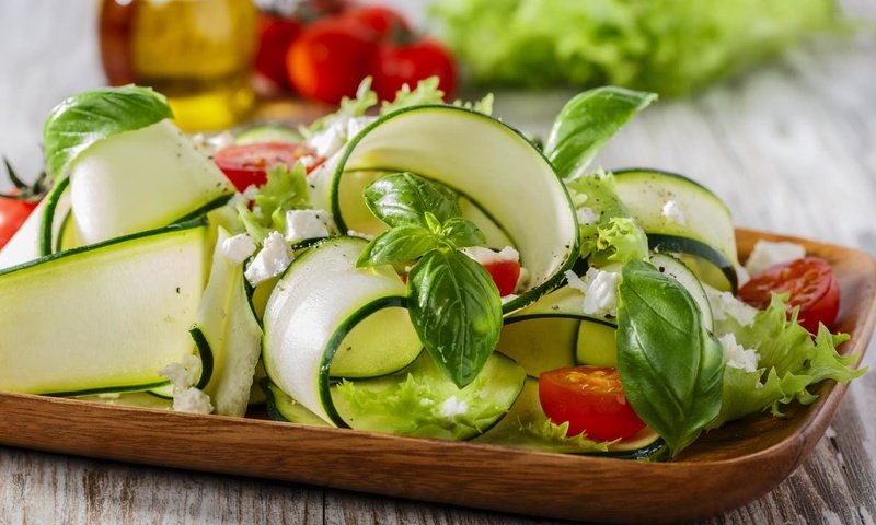 Обои овощи, салат, закуска, vegetables, salad, appetizer разрешение 1920x1200 Загрузить