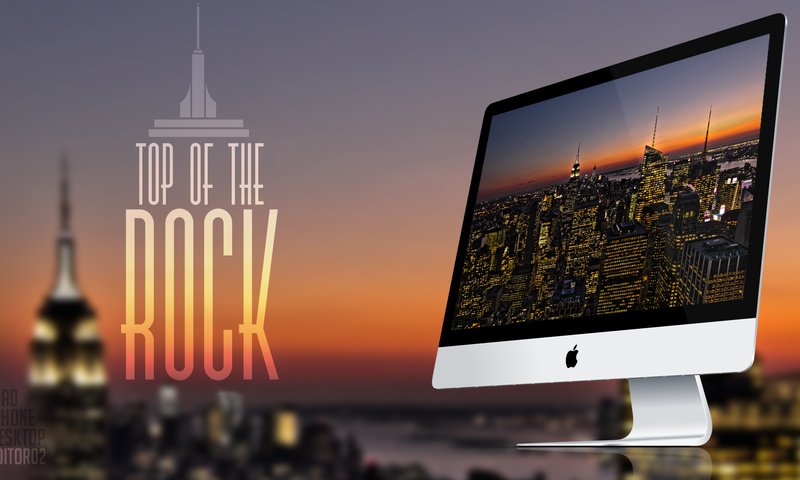 Обои надпись, монитор, эппл, top of the rock, the inscription, monitor, apple разрешение 1920x1080 Загрузить