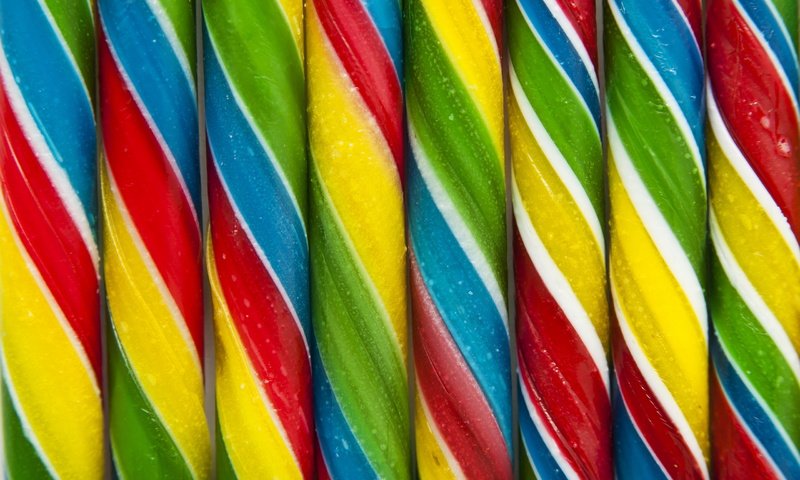 Обои разноцветные, конфеты, сладкое, сосульки, леденцы, colorful, candy, sweet, icicles, lollipops разрешение 2560x1600 Загрузить