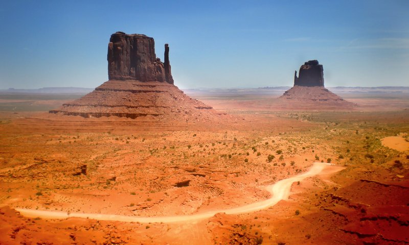 Обои скалы, пейзаж, пустыня, аризона, долина монументов, rocks, landscape, desert, az, monument valley разрешение 2560x1600 Загрузить