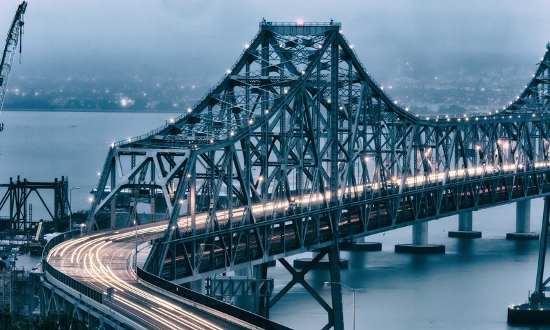 Обои мост, сан-франциско, калифорния, bay bridge, сан - франциско, ка­ли­фор­нийс­кая, бэй бридж, bridge, san francisco, ca, california разрешение 2048x1365 Загрузить