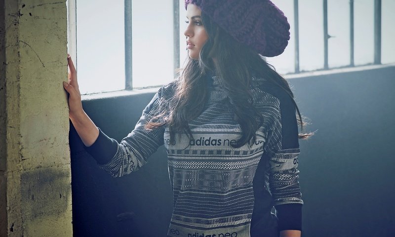 Обои девушка, модель, одежда, селена гомес, селена гомез, adidas neo, girl, model, clothing, selena gomez разрешение 2048x1410 Загрузить