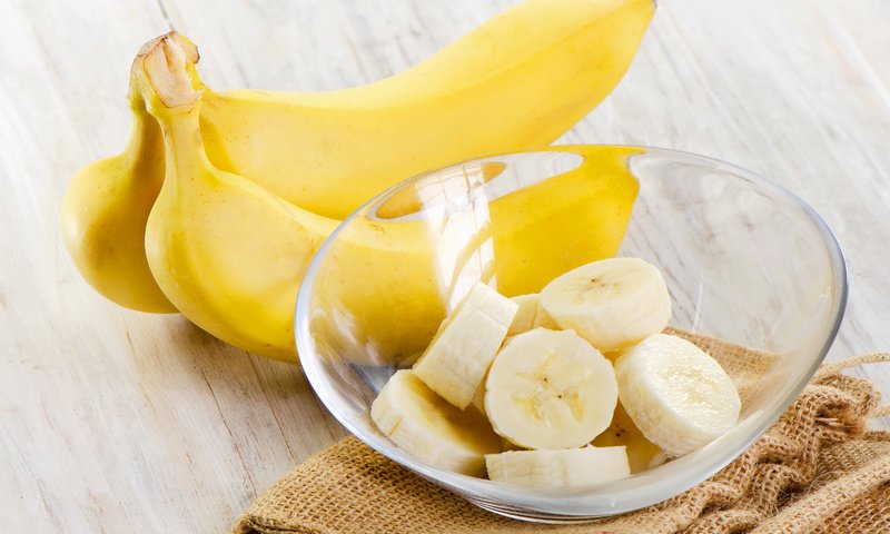 Обои фрукты, плоды, банан, бананы, мешковина, fruit, banana, bananas, burlap разрешение 5000x3501 Загрузить