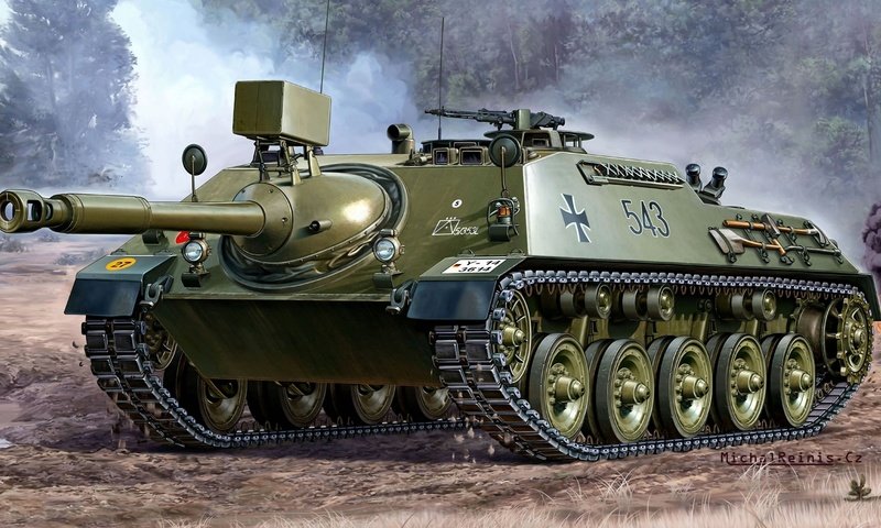 Обои рисунок, немецкая, самоходная, противотанковая, figure, german, self-propelled, anti-tank разрешение 2560x1440 Загрузить