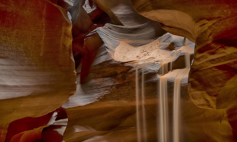 Обои скалы, песок, каньон антилопы, rocks, sand, antelope canyon разрешение 1920x1200 Загрузить