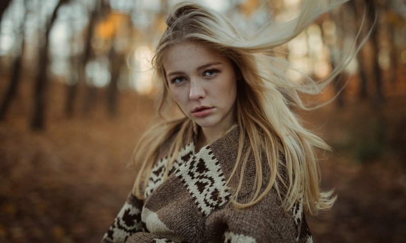 Обои осень, волосы, jesse herzog, annika, autumn, hair разрешение 2880x1920 Загрузить