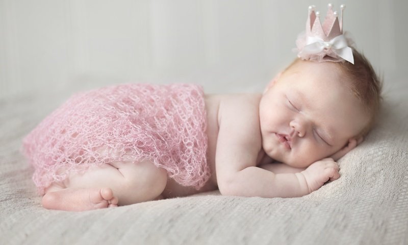 Обои сон, девочка, младенец, принцесса, sleep, girl, baby, princess разрешение 2400x1530 Загрузить