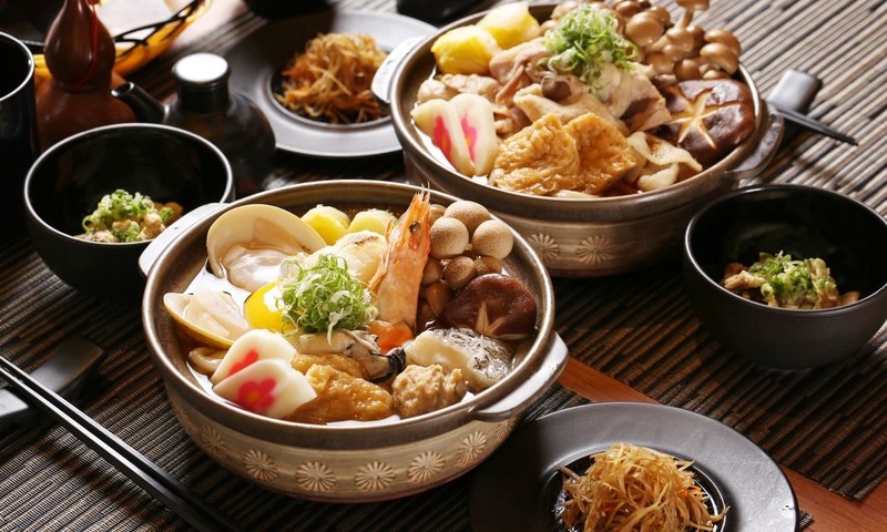 Обои грибы, морепродукты, креветки, японская кухня, блюда, тофу, mushrooms, seafood, shrimp, japanese cuisine, meals, tofu разрешение 2400x1600 Загрузить