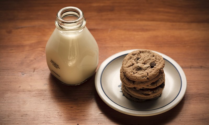Обои еда, молоко, печенье, молока, food, milk, cookies разрешение 2048x1350 Загрузить