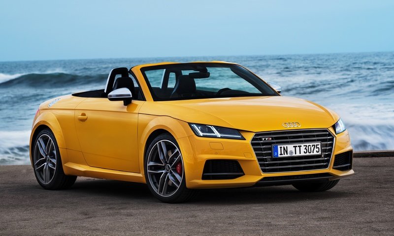 Обои желтый, пляж, ауди, tts, yellow, beach, audi разрешение 4096x2304 Загрузить