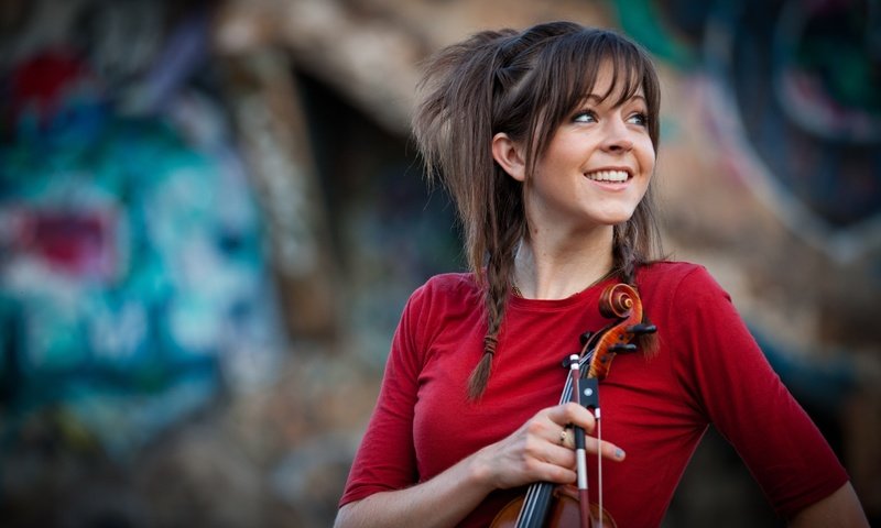 Обои девушка, скрипка, линдси стирлинг, линдсей стирлинг, girl, violin, lindsey stirling, lindsay stirling разрешение 2808x1872 Загрузить