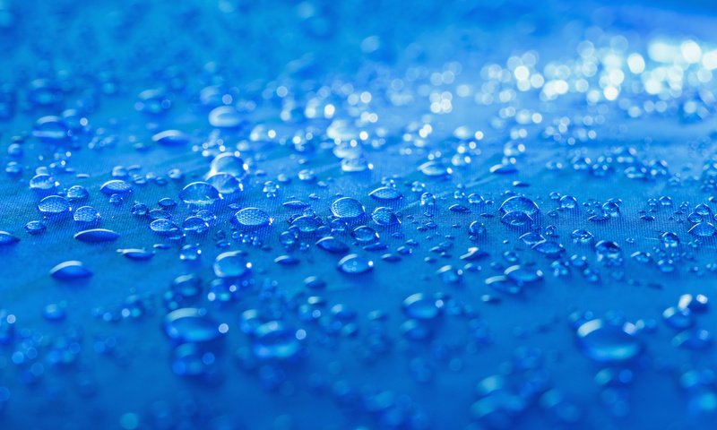 Обои вода, макро, фон, синий, капли, water, macro, background, blue, drops разрешение 2560x1600 Загрузить