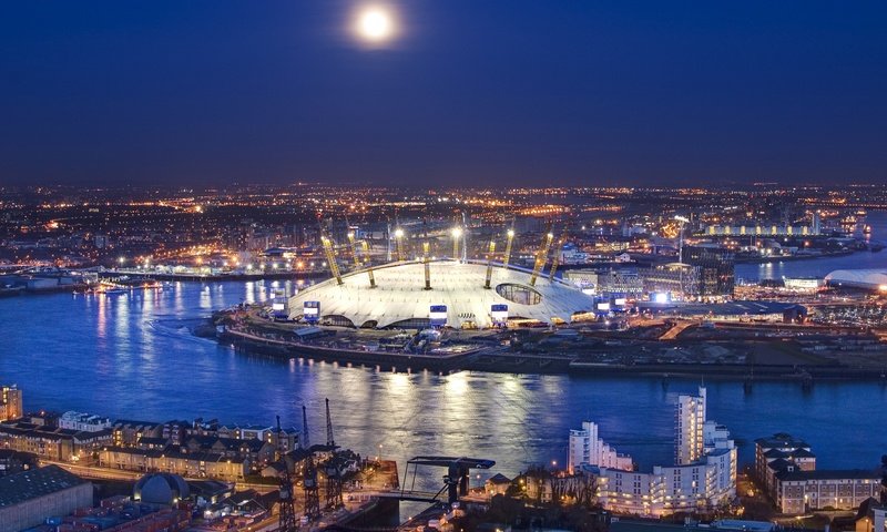 Обои лондон, темза, англия, o2 arena, london, thames, england разрешение 2000x1328 Загрузить