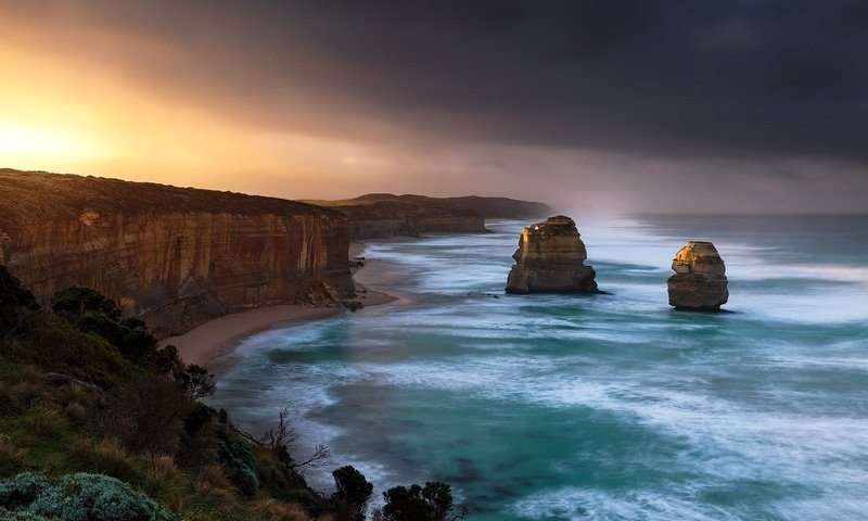 Обои небо, свет, берег, море, океан, австралия, the sky, light, shore, sea, the ocean, australia разрешение 2000x1334 Загрузить