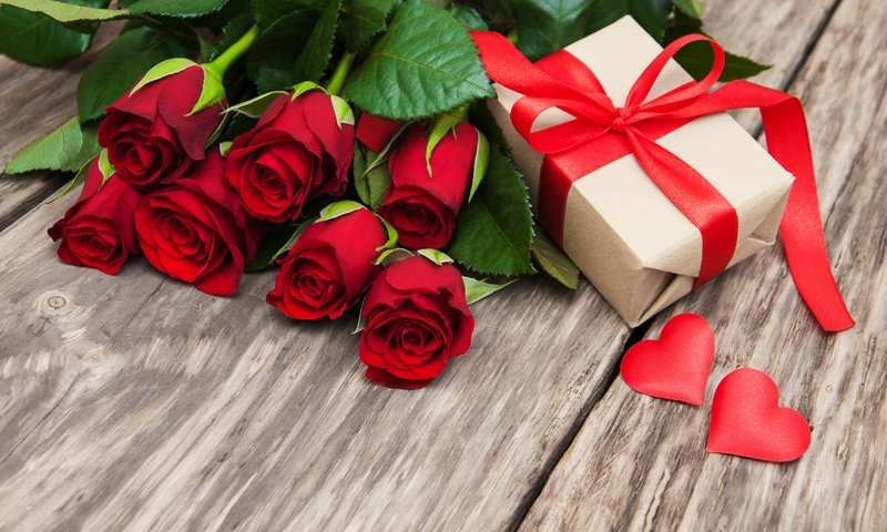 Обои цветы, бутоны, розы, букет, подарок, сердечки, flowers, buds, roses, bouquet, gift, hearts разрешение 3466x2392 Загрузить