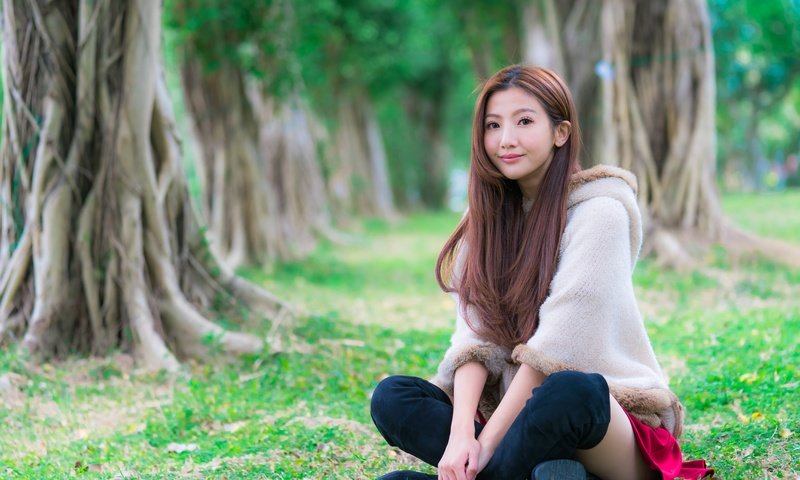 Обои девушка, улыбка, взгляд, волосы, азиатка, girl, smile, look, hair, asian разрешение 7462x4977 Загрузить