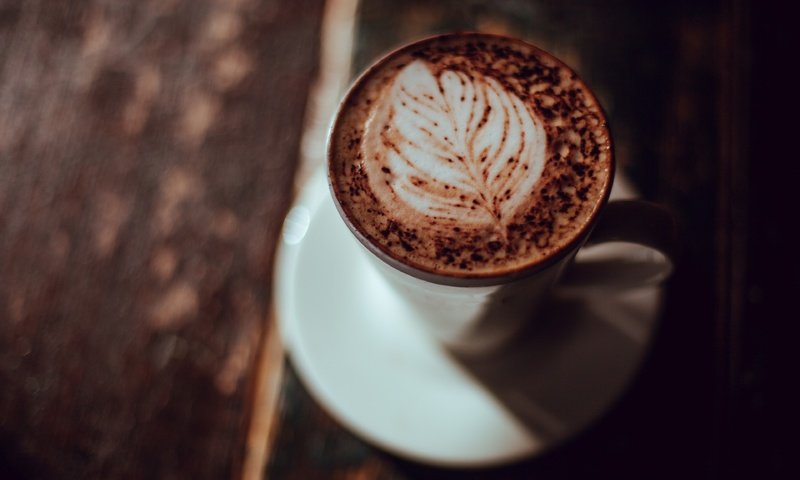 Обои узор, кофе, чашка, капучино, пенка, pattern, coffee, cup, cappuccino, foam разрешение 3840x2560 Загрузить