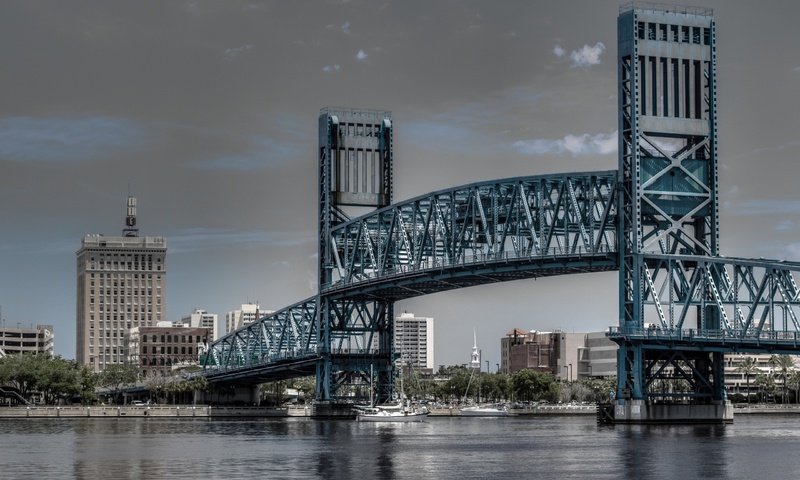 Обои река, мост, флорида, штат флорида, main street bridge, river, bridge, fl, florida разрешение 2560x1600 Загрузить