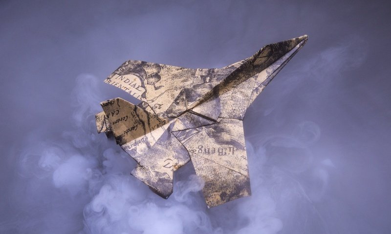 Обои самолет, фон, бумага, истребитель, оригами, the plane, background, paper, fighter, origami разрешение 2048x1365 Загрузить