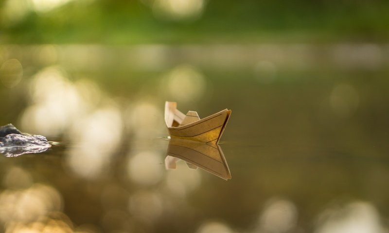 Обои вода, фон, бумага, кораблик, water, background, paper, boat разрешение 2997x1919 Загрузить