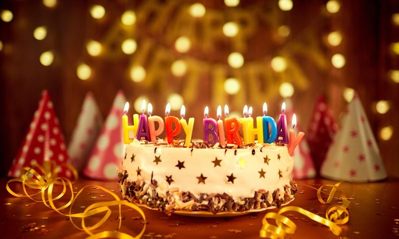 Обои свечи, украшение, день рождения, торт, candles, decoration, birthday, cake разрешение 6720x4480 Загрузить