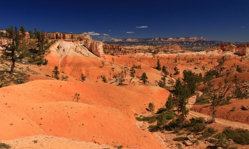 Обои скалы, пустыня, сша, юта, брайс каньон национальный парк, rocks, desert, usa, utah, bryce canyon national park разрешение 2048x1365 Загрузить