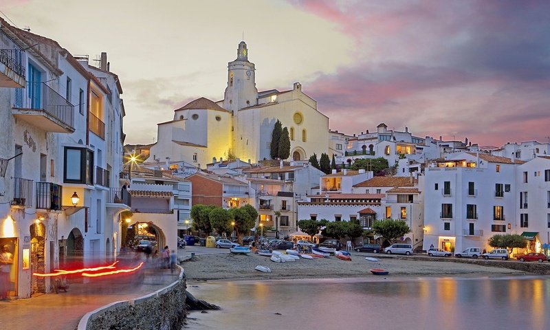 Обои город, испания, коста-брава, кадакес, коста брава, the city, spain, costa brava, cadaqués разрешение 1920x1080 Загрузить