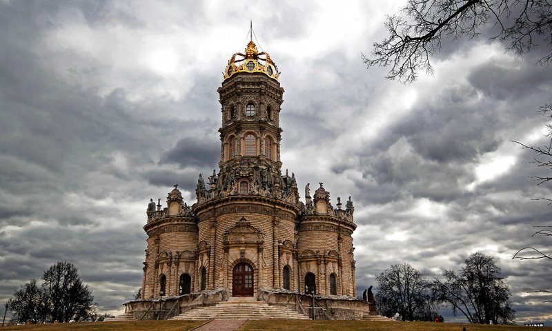 Обои россия, церковь, храм знамения богородицы, дубровицы, russia, church, temple of the sign of the virgin, dubrovitsy разрешение 3072x2127 Загрузить