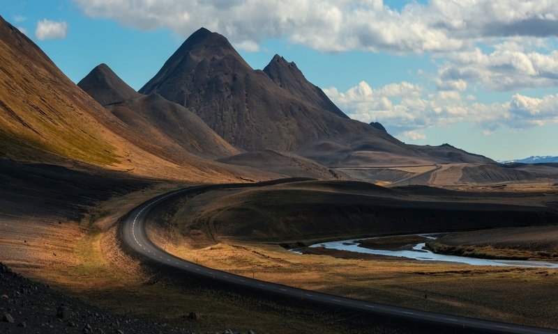 Обои дорога, горы, природа, пейзаж, road, mountains, nature, landscape разрешение 1920x1200 Загрузить