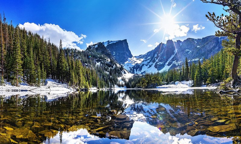 Обои озеро, горы, природа, лес, зима, пейзаж, lake, mountains, nature, forest, winter, landscape разрешение 1920x1200 Загрузить