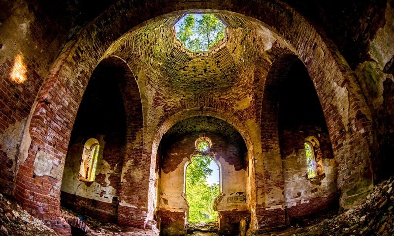 Обои храм, руины, россия, церковь, архитектура, старинная церковь, temple, ruins, russia, church, architecture, the old church разрешение 2560x1708 Загрузить